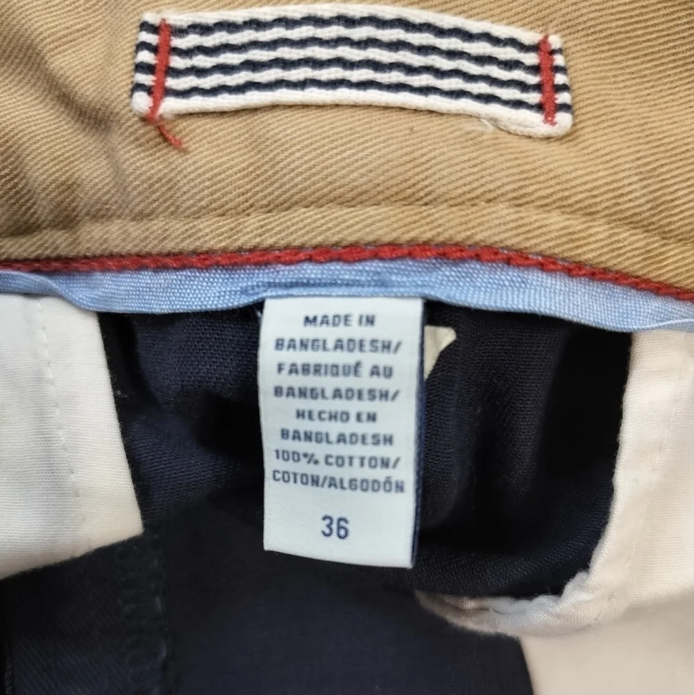 M276) IZOD Saltwater Beach Town Navy Blue Anchor print Shorts Size 36